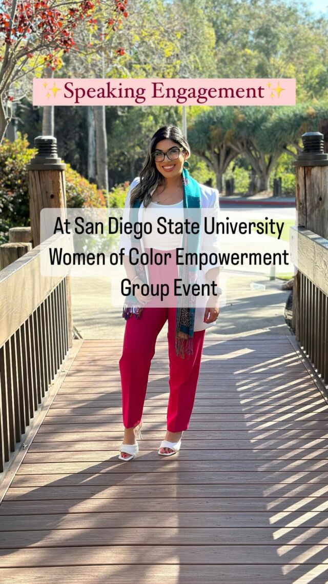 Mi gente, this week I had the honor of speaking at the Women of Color Empowerment Group event at San Diego State University. 🩷 @sdsuhsi 

I had the opportunity to engage in a plática with the amazing @drhortenciajimenez about intergenerational healing through intersections of mental health, body image, and diet culture. I unapologetically invited all my identities into this sacred space because for so long, these identities carried shame. I am a proud First Generation Latina who is the eldest daughter of undocumented immigrants, who calls South Central LA home. As we discussed the intersects of cultura with intergenerational trauma and diet culture, my inner niña felt seen as I was often teased and bullied by my tíos former being a child in a bigger body and questioned how I was going to look in my quinceañera dress if I didn’t lose weight. 

We discussed the emotional, mental, social, and biological impact of intergenerational trauma on BIPOC communities. We called out oppressive systems that perpetuate Eurocentric ideology. We called in our ancestral wisdom and gifts that invite us to lean into intergenerational healing. We leaned into our comunidad as strength y honestamente, Que chingon me sentí being surrounded by resilient powerful women. 

And shoutout to my hubby for cheering me on. He sees a lot of the work I do behind the scenes but this time he had front row seats. 💕

I dedicate this keynote to my papí, my viejito who cleans the offices of a CEO in a produce company and even though he has an honest hardworking job, su hija también es una CEO y un día lo vamos a retirar 🥹.

May we unapologetically take up space anywhere we go, lean into intergenerational healing, and honor our ancestral gifts. Cargamos cultura, resiliencia, y fortaleza en la frente. 🌵

Siempre pa’delante! Dra. Hernández @palantetherapy 

#firstgen #firstgenerationstudents #firstgenlatina #keynote #keynotespeaker #doctora #sdsu #usc #uscgrad #ucla #uclagrad #lcsw #mentalhealth #socialwork #latino #latinxmentalhealth #latinx #latina #latine #highered #latinatherapist #therapist #terapia #terapeuta #palante #palantetherapy #reels #reelsinstagram #explore #southcentral